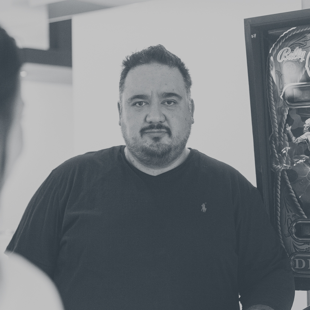 Una persona trabajando